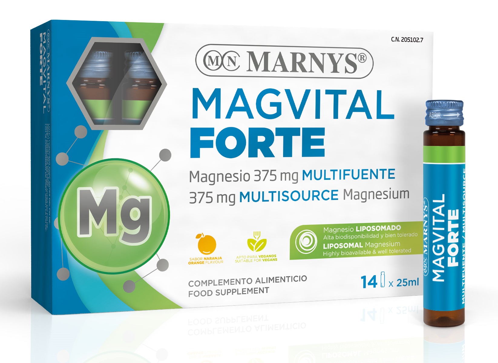 MNV460 - MAGVITAL FORTE 14V X 25 ML - na web